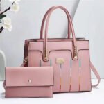 Wholesale Price Women Fashion Handbag New Model Large Capacity 2 Piece Handbag